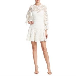 NWT ML Monique Lhuillier Floral Lace Dress